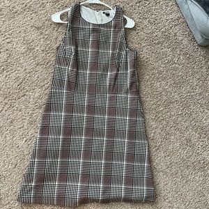 Ann Taylor Size 14 Plaid Sheath Dress